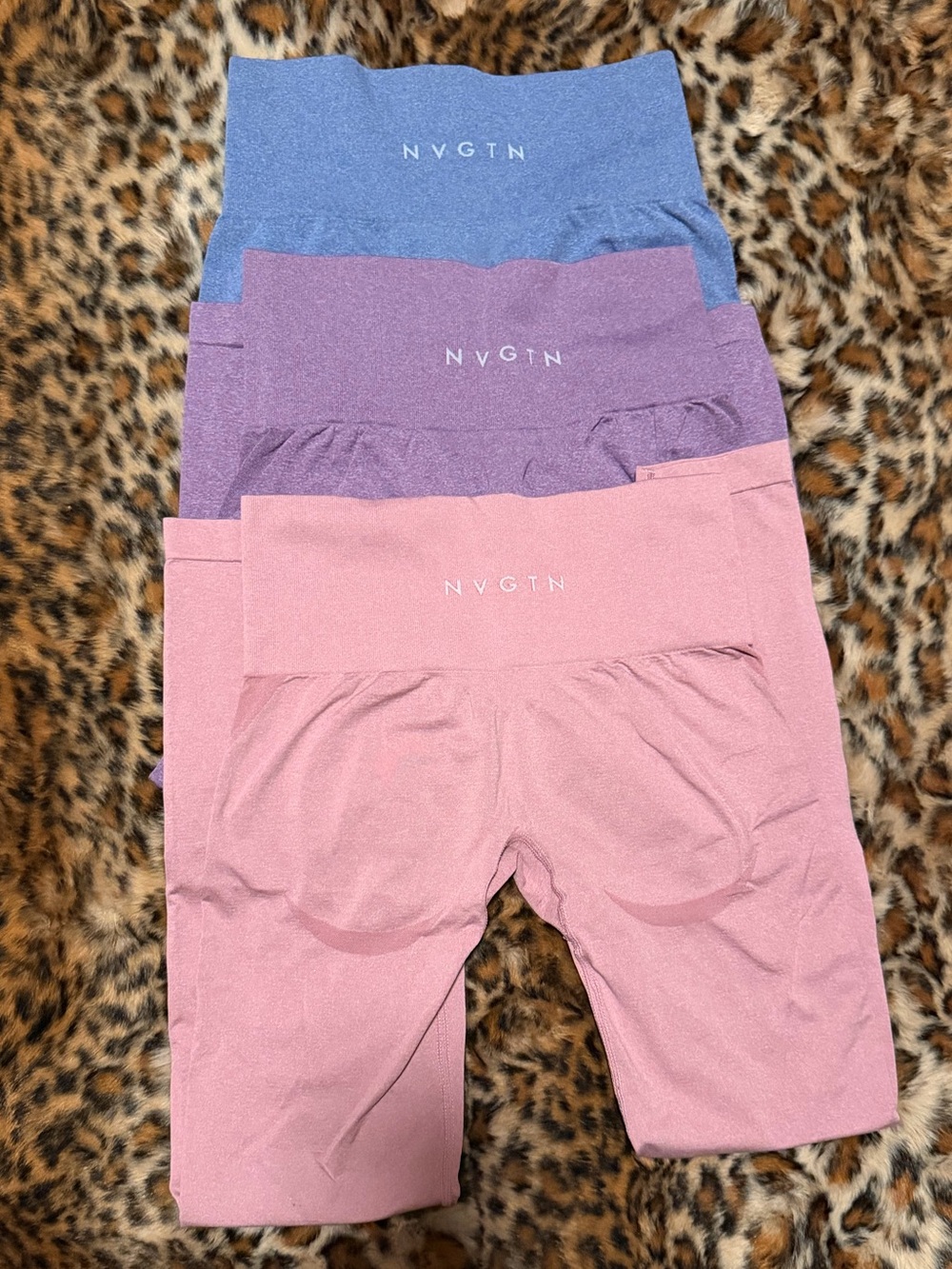 NVGTN Leggings Bundle- Pink, Purple, Blue
